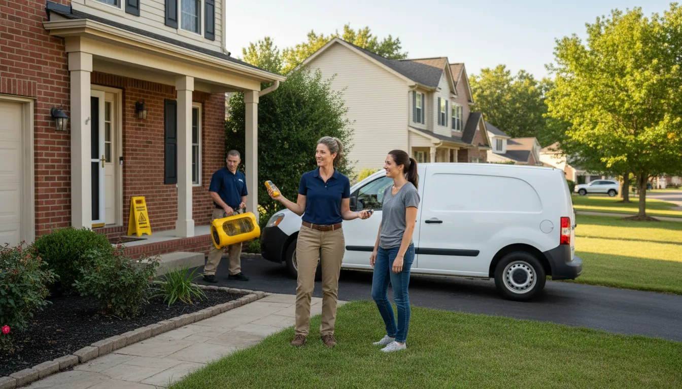 Water restoration image for Mildew Remediation in Bellflower, MO